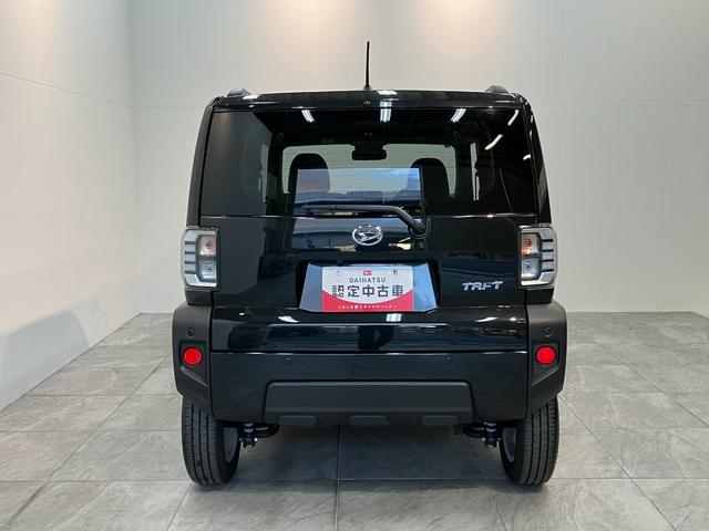 タフトＧ　レーダークルーズコントロール　コーナーセンサー衝突被害軽減ブレーキ　コーナーセンサー　バックカメラ（ナビ装着時用）　前席シートヒーター　電動パーキング　スカイフィールトップ　ＬＥＤ　オートライト　オートエアコン　スマートキー　エコアイドル（滋賀県）の中古車