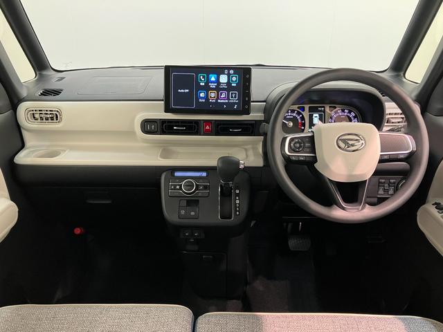 ムーヴキャンバスストライプスＧ　９型ディスプレイオーディオ　バックカメラ衝突被害軽減ブレーキ　コーナーセンサー　９型ディスプレイオーディオ　フルセグ　Ｂｌｕｅｔｏｏｔｈ　ＵＳＢ　バックカメラ　両側電動スライドドア　前席シートヒーター　電動パーキングブレーキ　オートライト（滋賀県）の中古車