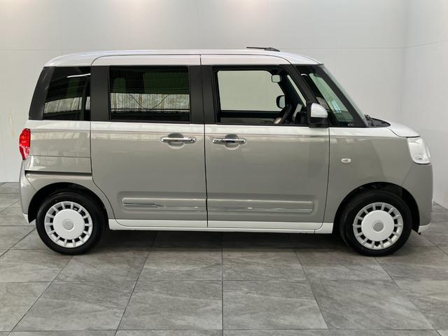 ムーヴキャンバスストライプスＧ　９型ディスプレイオーディオ　バックカメラ衝突被害軽減ブレーキ　コーナーセンサー　９型ディスプレイオーディオ　フルセグ　Ｂｌｕｅｔｏｏｔｈ　ＵＳＢ　バックカメラ　両側電動スライドドア　前席シートヒーター　電動パーキングブレーキ　オートライト（滋賀県）の中古車