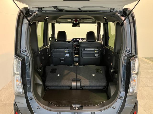 タントカスタムＸ　コーナーセンサー　シートヒーター　届出済未使用車衝突被害軽減ブレーキ　コーナーセンサー　バックカメラ（ナビ装着時用）　両側電動スライドドア　前席シートヒーター　電動パーキングブレーキ　ＬＥＤ　オートライト　オートエアコン　スマートキー　エコアイドル（滋賀県）の中古車