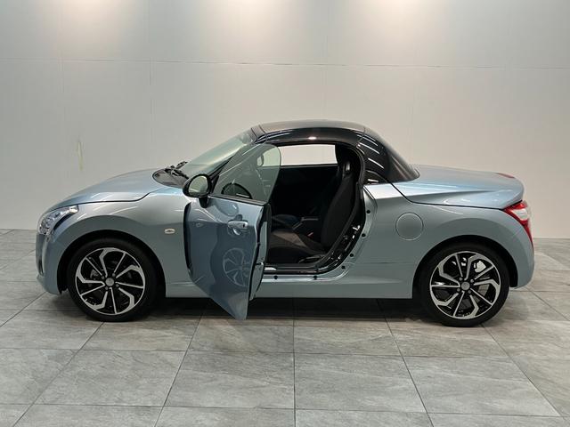 コペンローブ ターボ ドラレコ シートヒーター 車検整備付電動オープンルーフ ドラレコ ETC シートヒーター LEDヘッドライト オートライト スマートキー オートエアコン エコアイドル エクスプレイ仕様アルミ(滋賀県)の中古車