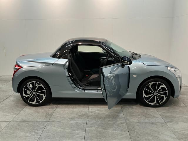 コペンローブ ターボ ドラレコ シートヒーター 車検整備付電動オープンルーフ ドラレコ ETC シートヒーター LEDヘッドライト オートライト スマートキー オートエアコン エコアイドル エクスプレイ仕様アルミ(滋賀県)の中古車