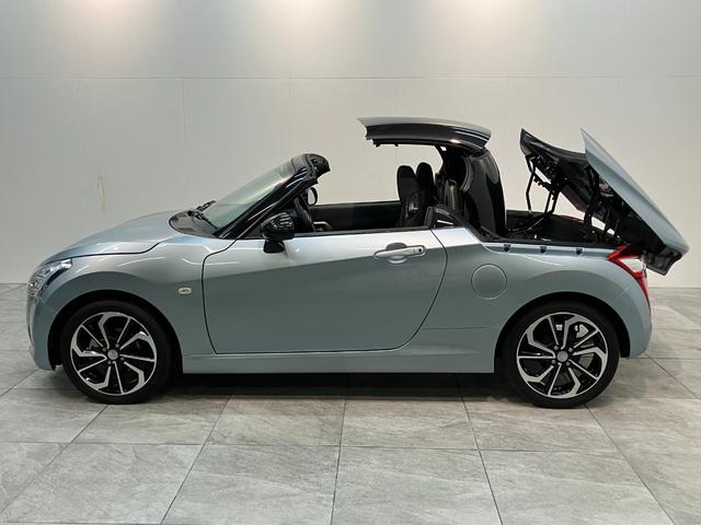 コペンローブ ターボ ドラレコ シートヒーター 車検整備付電動オープンルーフ ドラレコ ETC シートヒーター LEDヘッドライト オートライト スマートキー オートエアコン エコアイドル エクスプレイ仕様アルミ(滋賀県)の中古車