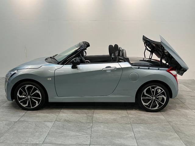 コペンローブ ターボ ドラレコ シートヒーター 車検整備付電動オープンルーフ ドラレコ ETC シートヒーター LEDヘッドライト オートライト スマートキー オートエアコン エコアイドル エクスプレイ仕様アルミ(滋賀県)の中古車