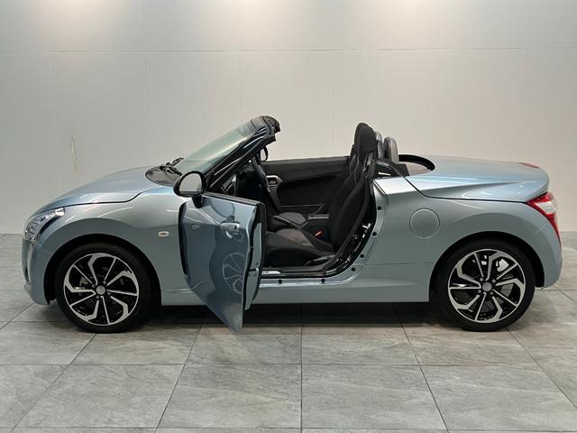 コペンローブ ターボ ドラレコ シートヒーター 車検整備付電動オープンルーフ ドラレコ ETC シートヒーター LEDヘッドライト オートライト スマートキー オートエアコン エコアイドル エクスプレイ仕様アルミ(滋賀県)の中古車