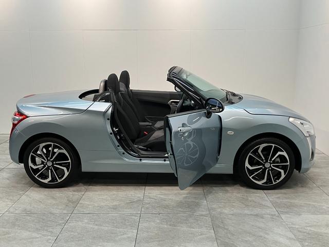 コペンローブ ターボ ドラレコ シートヒーター 車検整備付電動オープンルーフ ドラレコ ETC シートヒーター LEDヘッドライト オートライト スマートキー オートエアコン エコアイドル エクスプレイ仕様アルミ(滋賀県)の中古車