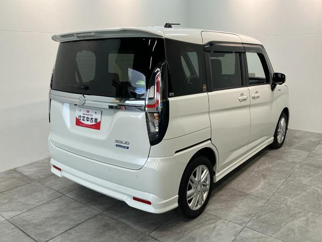 ソリオハイブリッドＭＺ　８型ナビ　パノラマカメラ　レーダークルコン衝突被害軽減ブレーキ　８型フルセグナビ　パノラマカメラ　Ｂｌｕｅｔｏｏｔｈ　ＵＳＢ　前後ドラレコ　ＥＴＣ　レーダークルーズコントロール　シートヒーター　両側パワスラ　オートエアコン　スマートキー（滋賀県）の中古車