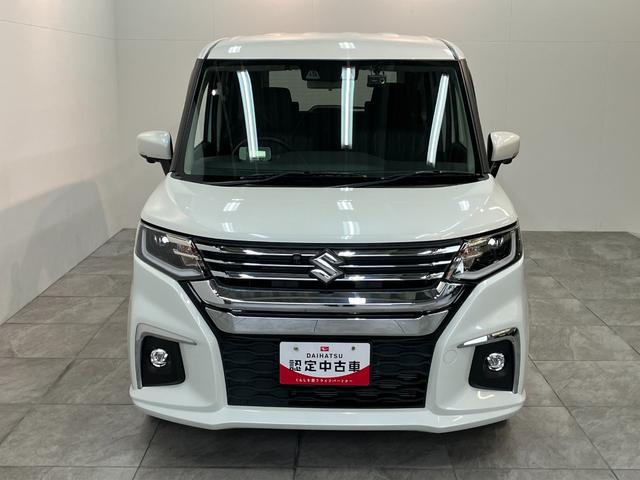 ソリオハイブリッドＭＺ　８型ナビ　パノラマカメラ　レーダークルコン衝突被害軽減ブレーキ　８型フルセグナビ　パノラマカメラ　Ｂｌｕｅｔｏｏｔｈ　ＵＳＢ　前後ドラレコ　ＥＴＣ　レーダークルーズコントロール　シートヒーター　両側パワスラ　オートエアコン　スマートキー（滋賀県）の中古車