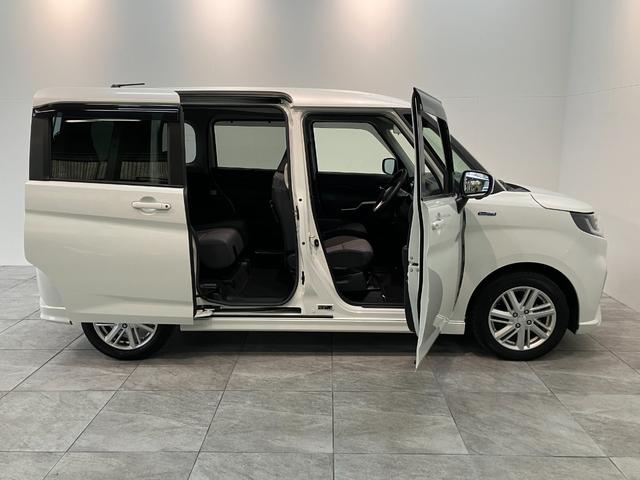 ソリオハイブリッドＭＺ　８型ナビ　パノラマカメラ　レーダークルコン衝突被害軽減ブレーキ　８型フルセグナビ　パノラマカメラ　Ｂｌｕｅｔｏｏｔｈ　ＵＳＢ　前後ドラレコ　ＥＴＣ　レーダークルーズコントロール　シートヒーター　両側パワスラ　オートエアコン　スマートキー（滋賀県）の中古車