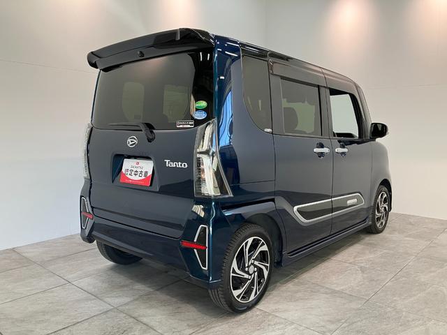 タントカスタムRSスタイルセレクション 4WD 9型ナビ Pカメラ衝突被害軽減ブレーキ コーナーセンサー 9型フルセグナビ Bluetooth DVD USB パノラマカメラ 後席モニター ドラレコ レーダークルコン 両側電動スライドドア 前席シートヒーター LED(滋賀県)の中古車