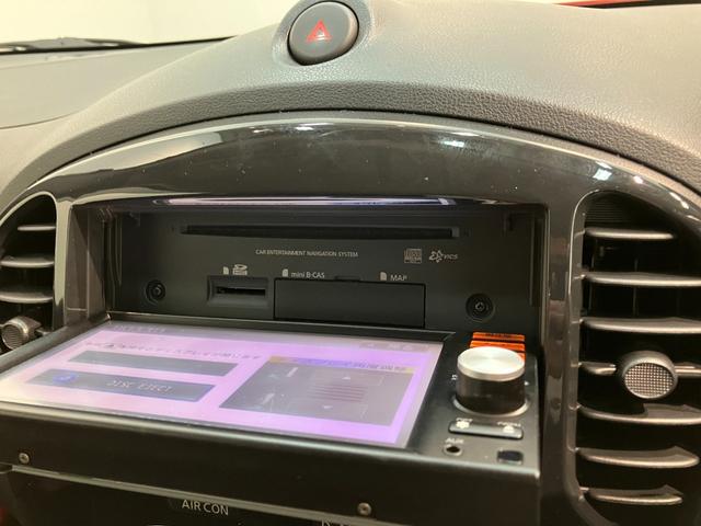 ジューク１５ＲＸ　タイプＶ　フルセグナビ　バックカメラ　車検整備付フルセグナビ　バックカメラ　ＥＴＣ　ＵＳＢ　オートライト　オートエアコン　電動格納式ミラー　スマートキー　エコアイドル（滋賀県）の中古車