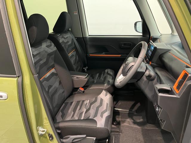 タントファンクロスターボ　ディスプレイオーディオ　届出済未使用車衝突被害軽減ブレーキ　コーナーセンサー　９型ディスプレイオーディオ　フルセグ　Ｂｌｕｅｔｏｏｔｈ　ＵＳＢ　バックカメラ　両側電動スライドドア　前席シートヒーター　ＬＥＤ　スマートキー　エコアイドル（滋賀県）の中古車