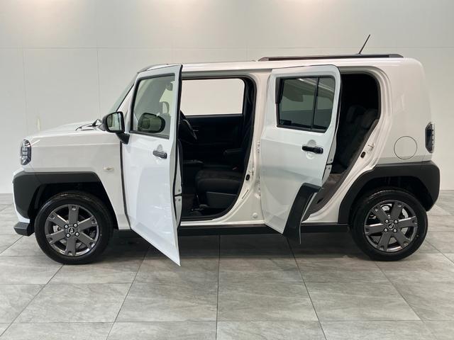 タフトＧダーククロムベンチャー　届出済未使用車　９型Ｄ．Ａ衝突被害軽減ブレーキ　コーナーセンサー　９型ディスプレイオーディオ　バックカメラ　レーダークルーズコントロール　前席シートヒーター　電動パーキング　オートエアコン　スマートキー　エコアイドル（滋賀県）の中古車