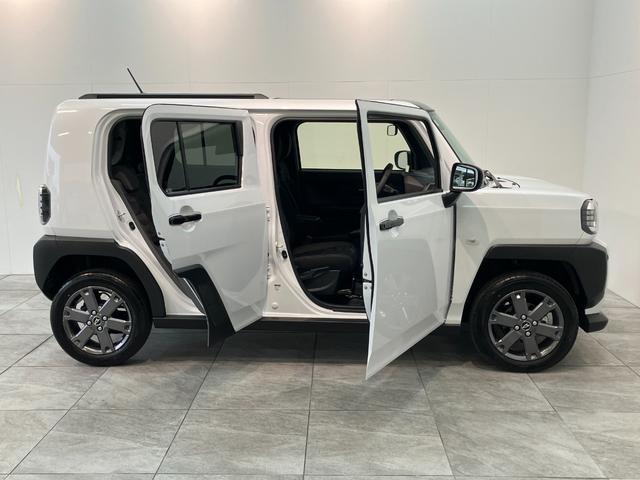 タフトＧダーククロムベンチャー　届出済未使用車　９型Ｄ．Ａ衝突被害軽減ブレーキ　コーナーセンサー　９型ディスプレイオーディオ　バックカメラ　レーダークルーズコントロール　前席シートヒーター　電動パーキング　オートエアコン　スマートキー　エコアイドル（滋賀県）の中古車