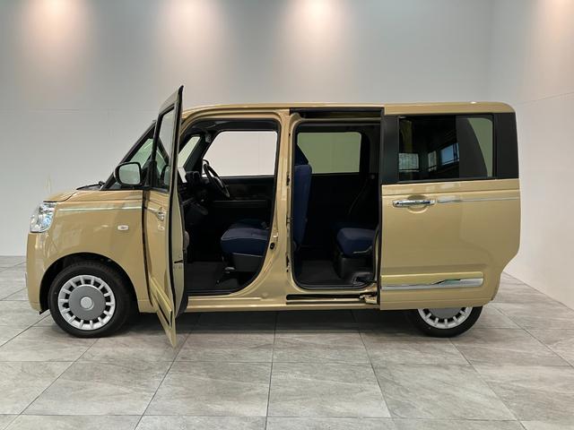 ムーヴキャンバスセオリーG 9型ディスプレイオーディオ 届出済未使用車衝突被害軽減ブレーキ コーナーセンサー ディスプレイオーディオ フルセグ Bluetooth USB バックカメラ 両側電動スライドドア 前席シートヒーター 電動パーキングブレーキ LED(滋賀県)の中古車