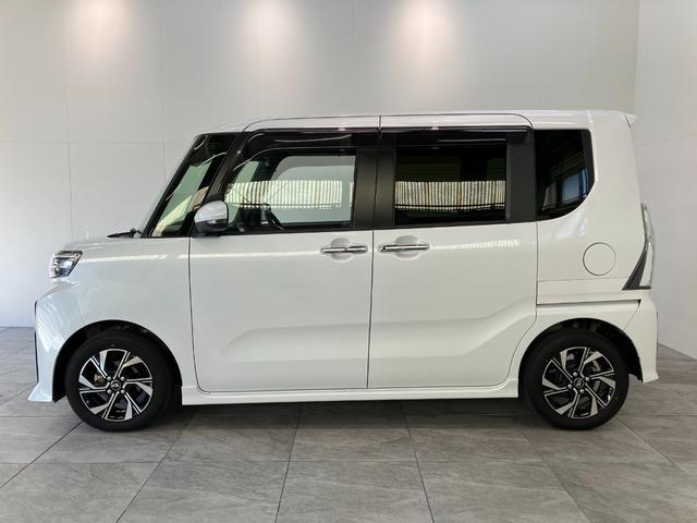 タントカスタムX CDステレオ コーナーセンサー シートヒーター衝突被害軽減ブレーキ コーナーセンサー バックカメラ(ナビ装着時用) 両側電動スライドドア 前席シートヒーター 電動パーキングブレーキ LED オートライト オートエアコン スマートキー エコアイドル(滋賀県)の中古車