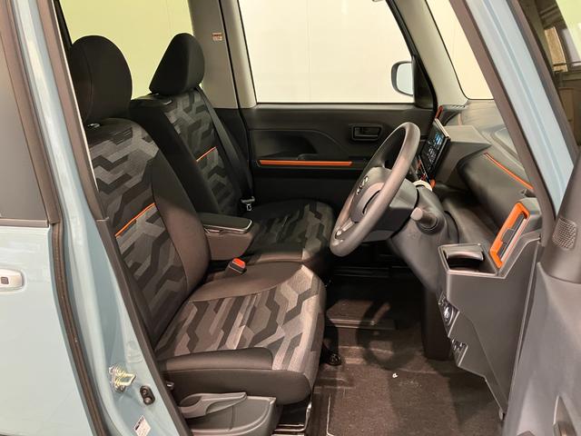 タントファンクロス　９型ディスプレイオーディオ　届出済未使用車衝突被害軽減ブレーキ　コーナーセンサー　９型ディスプレイオーディオ　フルセグ　Ｂｌｕｅｔｏｏｔｈ　ＵＳＢ　バックカメラ　両側電動スライドドア　前席シートヒーター　ＬＥＤ　スマートキー　エコアイドル（滋賀県）の中古車