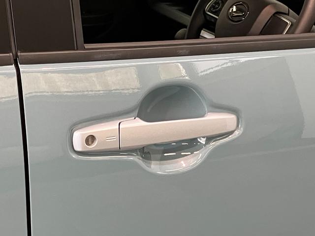 タントファンクロス　９型ディスプレイオーディオ　届出済未使用車衝突被害軽減ブレーキ　コーナーセンサー　９型ディスプレイオーディオ　フルセグ　Ｂｌｕｅｔｏｏｔｈ　ＵＳＢ　バックカメラ　両側電動スライドドア　前席シートヒーター　ＬＥＤ　スマートキー　エコアイドル（滋賀県）の中古車