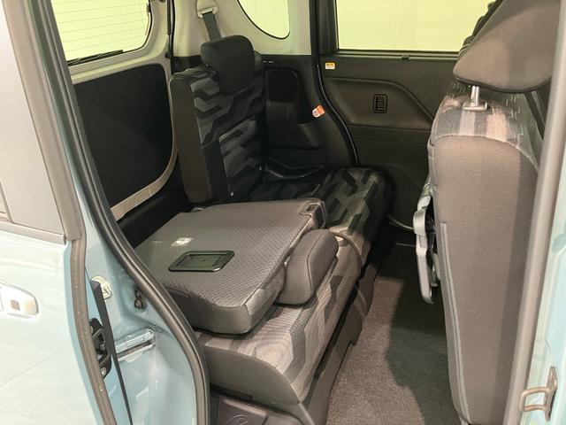 タントファンクロス　９型ディスプレイオーディオ　届出済未使用車衝突被害軽減ブレーキ　コーナーセンサー　９型ディスプレイオーディオ　フルセグ　Ｂｌｕｅｔｏｏｔｈ　ＵＳＢ　バックカメラ　両側電動スライドドア　前席シートヒーター　ＬＥＤ　スマートキー　エコアイドル（滋賀県）の中古車