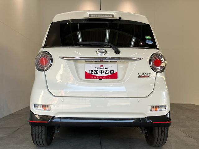 キャストスポーツＳＡ３　８型ナビ　バックカメラ　ドラレコ衝突被害軽減ブレーキ　スマアシ３　８型フルセグナビ　バックカメラ　ＤＶＤ再生　Ｂｌｕｅｔｏｏｔｈ　ＵＳＢ　前後ドラレコ　ＥＴＣ　シートヒーター　パドルシフト　オートライト　オートエアコン　スマートキー（滋賀県）の中古車