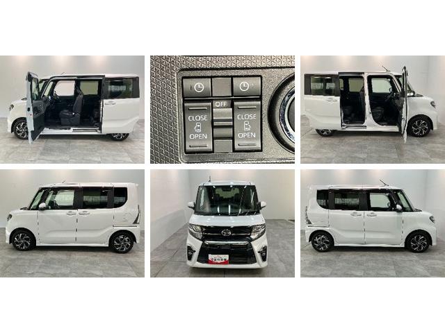 タントカスタムＸ　９型フルセグナビ　バックカメラ　前後ドラレコ衝突被害軽減ブレーキ　コーナーセンサー　フルセグナビ　Ｂｌｕｅｔｏｏｔｈ　ＤＶＤ再生　ＵＳＢ　バックカメラ　前後ドラレコ　両側電動スライドドア　前席シートヒーター　ＬＥＤ　スマートキー　エコアイドル（滋賀県）の中古車