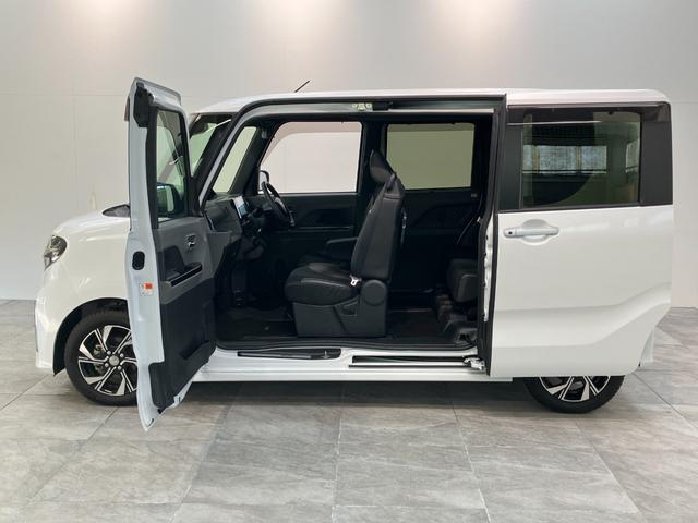 タントカスタムＸ　９型フルセグナビ　バックカメラ　前後ドラレコ衝突被害軽減ブレーキ　コーナーセンサー　フルセグナビ　Ｂｌｕｅｔｏｏｔｈ　ＤＶＤ再生　ＵＳＢ　バックカメラ　前後ドラレコ　両側電動スライドドア　前席シートヒーター　ＬＥＤ　スマートキー　エコアイドル（滋賀県）の中古車