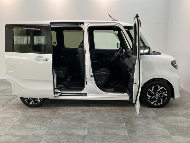 タントカスタムＸ　９型フルセグナビ　バックカメラ　前後ドラレコ衝突被害軽減ブレーキ　コーナーセンサー　フルセグナビ　Ｂｌｕｅｔｏｏｔｈ　ＤＶＤ再生　ＵＳＢ　バックカメラ　前後ドラレコ　両側電動スライドドア　前席シートヒーター　ＬＥＤ　スマートキー　エコアイドル（滋賀県）の中古車