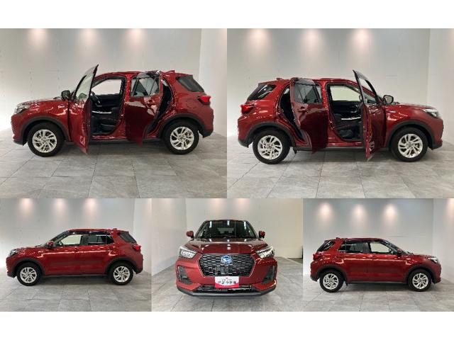 ロッキーＸ　ＨＥＶ　９型ディスプレイオーディオ　ドラレコ　車検整備付衝突被害軽減ブレーキ　コーナーセンサー　９型ディスプレイオーディオ　フルセグ　バックカメラ　Ｂｌｕｅｔｏｏｔｈ　ＵＳＢ　ＴＶコントロール　電動パーキング　ＬＥＤ　前後ドラレコ（滋賀県）の中古車