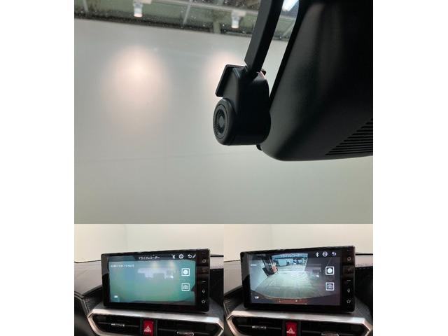 ロッキーＸ　ＨＥＶ　９型ディスプレイオーディオ　ドラレコ　車検整備付衝突被害軽減ブレーキ　コーナーセンサー　９型ディスプレイオーディオ　フルセグ　バックカメラ　Ｂｌｕｅｔｏｏｔｈ　ＵＳＢ　ＴＶコントロール　電動パーキング　ＬＥＤ　前後ドラレコ（滋賀県）の中古車