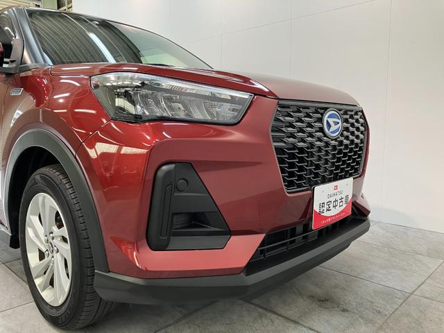 ロッキーＸ　ＨＥＶ　９型ディスプレイオーディオ　ドラレコ　車検整備付衝突被害軽減ブレーキ　コーナーセンサー　９型ディスプレイオーディオ　フルセグ　バックカメラ　Ｂｌｕｅｔｏｏｔｈ　ＵＳＢ　ＴＶコントロール　電動パーキング　ＬＥＤ　前後ドラレコ（滋賀県）の中古車