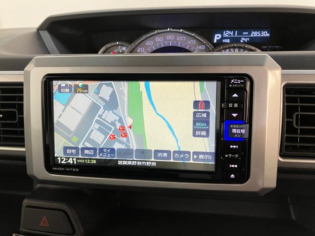 ウェイクＧターボＶＳ　ＳＡ３　フルセグナビ　パノラマ　車検整備付衝突被害軽減ブレーキ　スマアシ３　フルセグナビ　パノラマカメラ　ＤＶＤ再生　Ｂｌｕｅｔｏｏｔｈ　ＵＳＢ　ＥＴＣ　前後ドラレコ　両側電動スライドドア　ＬＥＤ　スマートキー　電動格納式ミラー　エコアイドル（滋賀県）の中古車