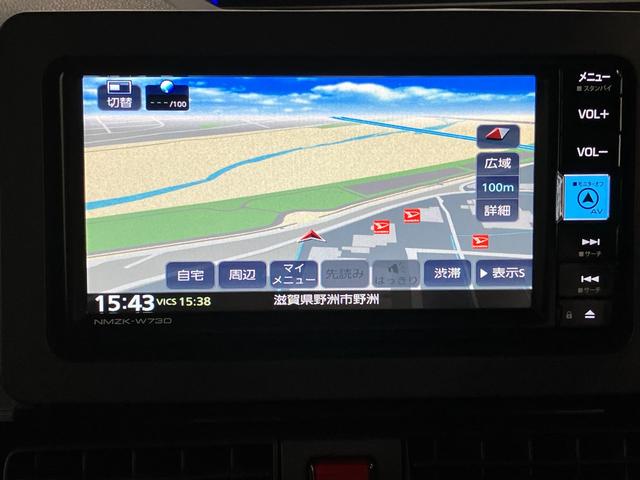 タントカスタムＲＳ　フルセグナビ　Ｂカメラ　レーダークルコン衝突被害軽減ブレーキ　コーナーセンサー　フルセグナビ　Ｂｌｕｅｔｏｏｔｈ　ＤＶＤ　ＵＳＢ　バックカメラ　前後ドラレコ　両側電動スライドドア　前席シートヒーター　ＬＥＤ　レーダクルーズコントロール（滋賀県）の中古車