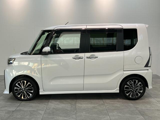 タントカスタムＲＳ　フルセグナビ　Ｂカメラ　レーダークルコン衝突被害軽減ブレーキ　コーナーセンサー　フルセグナビ　Ｂｌｕｅｔｏｏｔｈ　ＤＶＤ　ＵＳＢ　バックカメラ　前後ドラレコ　両側電動スライドドア　前席シートヒーター　ＬＥＤ　レーダクルーズコントロール（滋賀県）の中古車