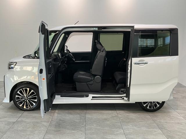 タントカスタムＲＳ　フルセグナビ　Ｂカメラ　レーダークルコン衝突被害軽減ブレーキ　コーナーセンサー　フルセグナビ　Ｂｌｕｅｔｏｏｔｈ　ＤＶＤ　ＵＳＢ　バックカメラ　前後ドラレコ　両側電動スライドドア　前席シートヒーター　ＬＥＤ　レーダクルーズコントロール（滋賀県）の中古車