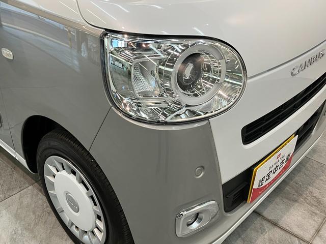 ムーヴキャンバスストライプスＧターボ　９型ディスプレイオーディオ　クルコン衝突被害軽減ブレーキ　コーナーセンサー　９型ディスプレイオーディオ　フルセグ　Ｂｌｕｅｔｏｏｔｈ　ＵＳＢ　バックカメラ　両側電動スライドドア　シートヒーター　電動パーキングブレーキ　レーダークルコン（滋賀県）の中古車