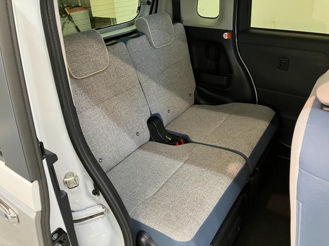 ムーヴキャンバスストライプスＧターボ　９型ディスプレイオーディオ　クルコン衝突被害軽減ブレーキ　コーナーセンサー　９型ディスプレイオーディオ　フルセグ　Ｂｌｕｅｔｏｏｔｈ　ＵＳＢ　バックカメラ　両側電動スライドドア　シートヒーター　電動パーキングブレーキ　レーダークルコン（滋賀県）の中古車