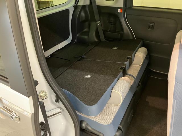 ムーヴキャンバスストライプスＧターボ　９型ディスプレイオーディオ　クルコン衝突被害軽減ブレーキ　コーナーセンサー　９型ディスプレイオーディオ　フルセグ　Ｂｌｕｅｔｏｏｔｈ　ＵＳＢ　バックカメラ　両側電動スライドドア　シートヒーター　電動パーキングブレーキ　レーダークルコン（滋賀県）の中古車