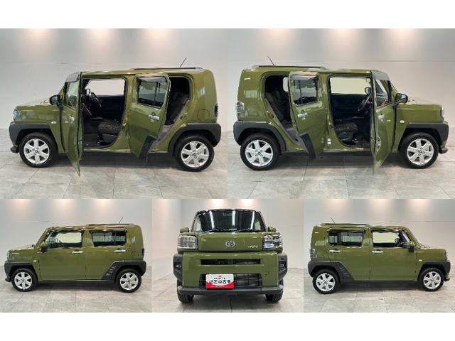 タフトG 4WD CDステレオ コーナーセンサー シートヒーター衝突被害軽減ブレーキ コーナーセンサー CDステレオ バックカメラ(ナビ装着時用) 前席シートヒーター 電動パーキング スカイフィールトップ LED オートライト オートエアコン スマートキー(滋賀県)の中古車