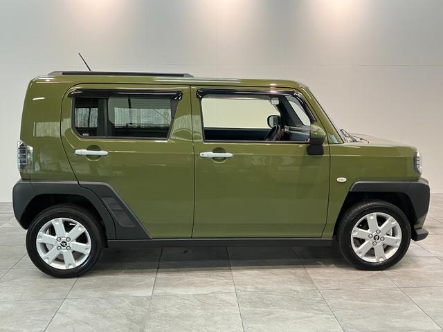 タフトG 4WD CDステレオ コーナーセンサー シートヒーター衝突被害軽減ブレーキ コーナーセンサー CDステレオ バックカメラ(ナビ装着時用) 前席シートヒーター 電動パーキング スカイフィールトップ LED オートライト オートエアコン スマートキー(滋賀県)の中古車