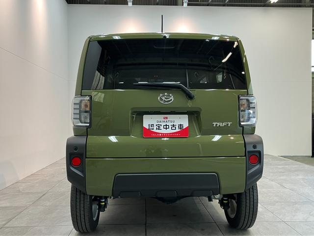 タフトG 4WD CDステレオ コーナーセンサー シートヒーター衝突被害軽減ブレーキ コーナーセンサー CDステレオ バックカメラ(ナビ装着時用) 前席シートヒーター 電動パーキング スカイフィールトップ LED オートライト オートエアコン スマートキー(滋賀県)の中古車