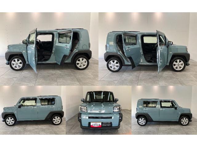 タフトＧ　４ＷＤ　コーナーセンサー　レーダークルーズコントロール衝突被害軽減ブレーキ　コーナーセンサー　ＣＤステレオ　バックカメラ（ナビ装着時用）　前席シートヒーター　クルーズコントロール　電動パーキング　ＬＥＤ　オートライト　オートエアコン　スマートキー（滋賀県）の中古車