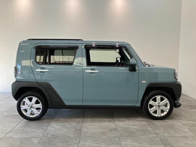 タフトＧ　４ＷＤ　コーナーセンサー　レーダークルーズコントロール衝突被害軽減ブレーキ　コーナーセンサー　ＣＤステレオ　バックカメラ（ナビ装着時用）　前席シートヒーター　クルーズコントロール　電動パーキング　ＬＥＤ　オートライト　オートエアコン　スマートキー（滋賀県）の中古車