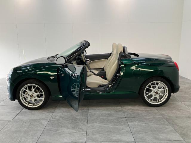 コペン20thアニバーサリーエディション ディスプレイオーディオ電動オープンルーフ 9型ディスプレイオーディオ バックカメラ Bluetooth USB ETC車載器 パドルシフト MOMO製ハンドル BBS製アルミホイール シートヒーター LED オートライト(滋賀県)の中古車