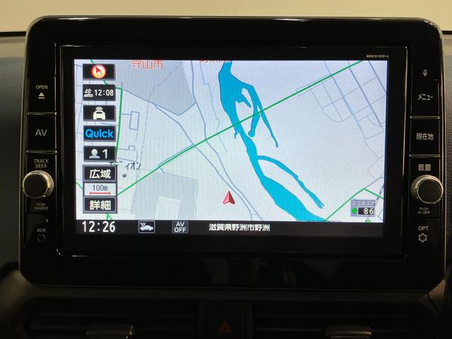 デイズハイウェイスター　Ｘ　フルセグナビ　パノラマ　前後ドラレコ衝突被害軽減ブレーキ　コーナーセンサー　フルセグナビ　パノラマカメラ　前後ドラレコ　ＥＴＣ　ＤＶＤ再生　Ｂｌｕｅｔｏｏｔｈ　ＵＳＢ　ＬＥＤ　オートライト　電動格納式ミラー　オートエアコン　エコアイドル（滋賀県）の中古車