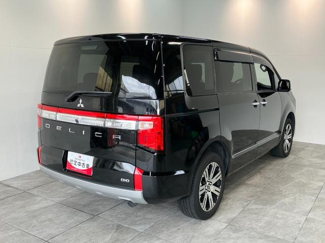 デリカＤ：５Ｐ　４ＷＤ　ディーゼル　フルセグナビ　フリップダウンモニター衝突軽減被害ブレーキ　フルセグナビ　パノラマカメラ　Ｂｌｕｅｔｏｏｔｈ　ＵＳＢ　後席モニター　両側電動スライドドア　クルコン　シートヒーター　オートステップ　ＬＥＤ　パワーバックドア（滋賀県）の中古車
