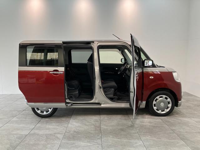 ムーヴキャンバスGブラックインテリアリミテッドSA3 ナビ パノラマカメラ衝突被害軽減ブレーキ フルセグナビ Bluetooth USB DVD再生 パノラマカメラ 前後ドラレコ 両側電動スライドドア LED オートエアコン スマートキー エコアイドル タイヤ4本新品交換済(滋賀県)の中古車