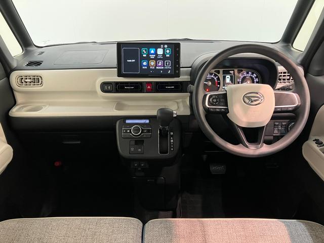 ムーヴキャンバスストライプスG 4WD ディスプレイオーディオ 駐車支援機能衝突被害軽減ブレーキ 9型ディスプレイオーディオ フルセグ パノラマカメラ Bluetooth USB 前後ドラレコ 両側電動スライドドア LED オートライト パーキングアシスト 前席シートヒーター(滋賀県)の中古車