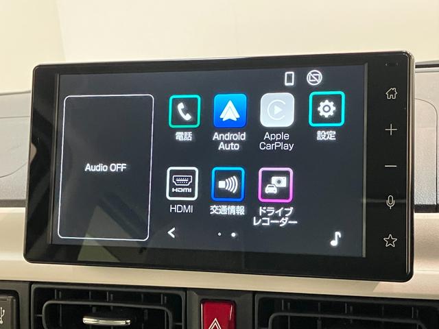 ムーヴキャンバスストライプスG 4WD ディスプレイオーディオ 駐車支援機能衝突被害軽減ブレーキ 9型ディスプレイオーディオ フルセグ パノラマカメラ Bluetooth USB 前後ドラレコ 両側電動スライドドア LED オートライト パーキングアシスト 前席シートヒーター(滋賀県)の中古車