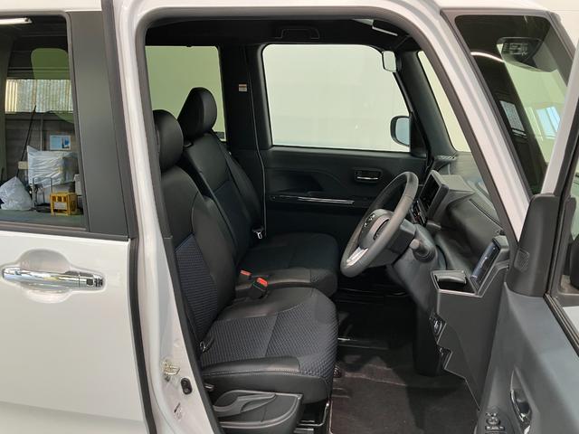 タントカスタムＲＳ　ターボ　コーナーセンサー　届出済未使用車衝突被害軽減ブレーキ　コーナーセンサー　バックカメラ（ナビ装着時用）　両側電動スライドドア　前席シートヒーター　電動パーキングブレーキ　ＬＥＤ　オートライト　オートエアコン　スマートキー　エコアイドル（滋賀県）の中古車