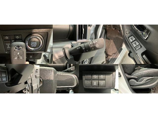 タントカスタムＲＳ　ターボ　コーナーセンサー　届出済未使用車衝突被害軽減ブレーキ　コーナーセンサー　バックカメラ（ナビ装着時用）　両側電動スライドドア　前席シートヒーター　電動パーキングブレーキ　ＬＥＤ　オートライト　オートエアコン　スマートキー　エコアイドル（滋賀県）の中古車